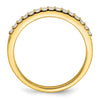 14k 1/5 carat Diamond Complete Wedding Band