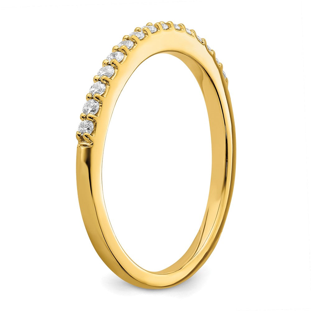 14k 1/5 carat Diamond Complete Wedding Band