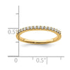 14k 1/5 carat Diamond Complete Wedding Band
