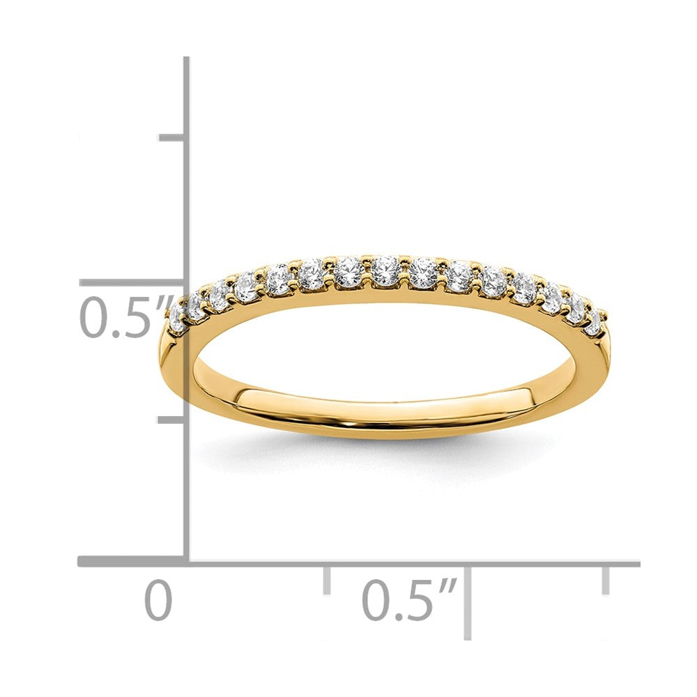 14k 1/5 carat Diamond Complete Wedding Band