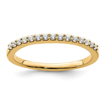 14k 1/5 carat Diamond Complete Wedding Band