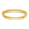 14k 1/6 carat Diamond Contoured Complete Wedding Band