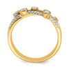 14K Lab Grown Diamond VS/SI FGH Criss Cross Ring