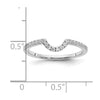 14K White Gold Lab Grown Diamond VS/SI+ G+ Matching Wedding Band