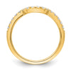 14K Gold Lab Grown Diamond VS/SI FGH Matching Wedding Band