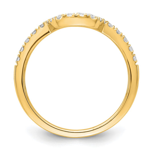14K Gold Lab Grown Diamond VS/SI FGH Matching Wedding Band