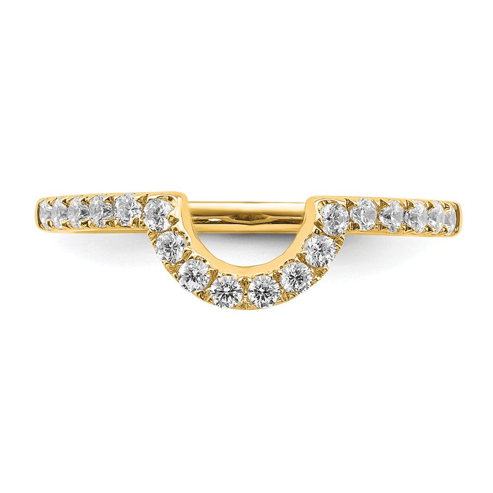 14K Gold Lab Grown Diamond VS/SI FGH Matching Wedding Band