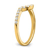 14K Gold Lab Grown Diamond VS/SI FGH Matching Wedding Band