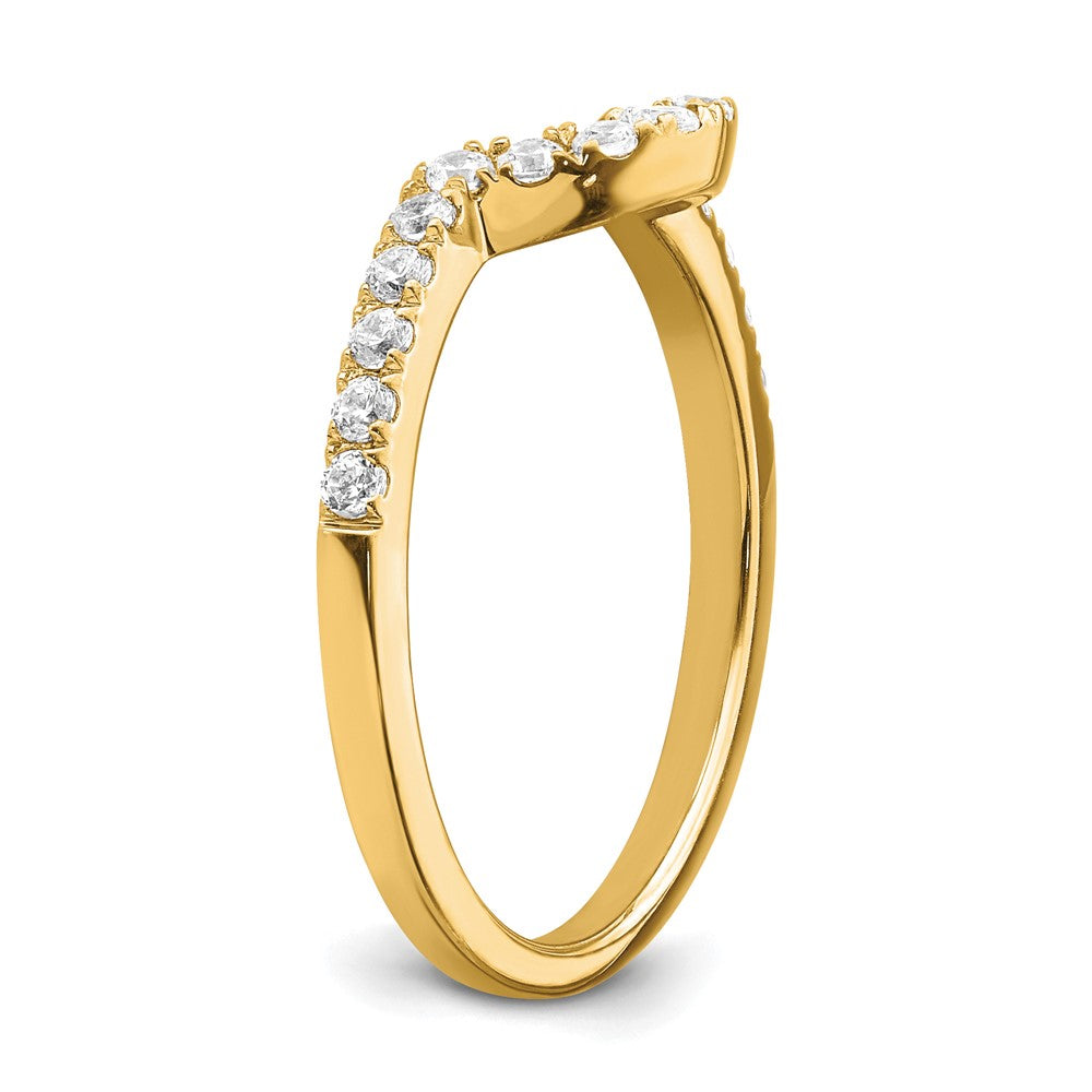 14K Gold Lab Grown Diamond VS/SI FGH Matching Wedding Band