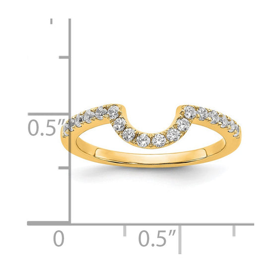 14K Gold Lab Grown Diamond VS/SI FGH Matching Wedding Band
