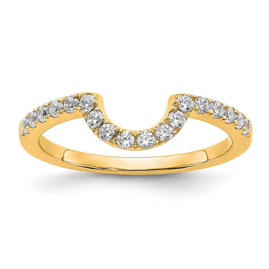 14K Gold Lab Grown Diamond VS/SI FGH Matching Wedding Band