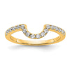 14K Gold Lab Grown Diamond VS/SI FGH Matching Wedding Band