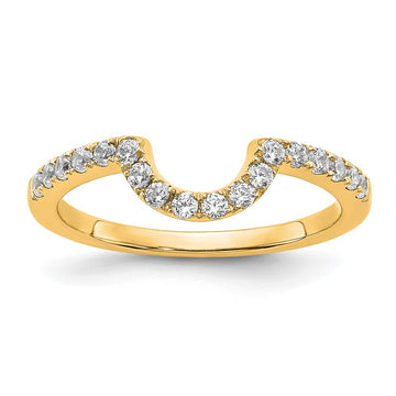 14K Gold Lab Grown Diamond VS/SI FGH Matching Wedding Band