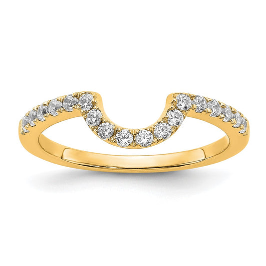 14K Gold Lab Grown Diamond VS/SI FGH Matching Wedding Band