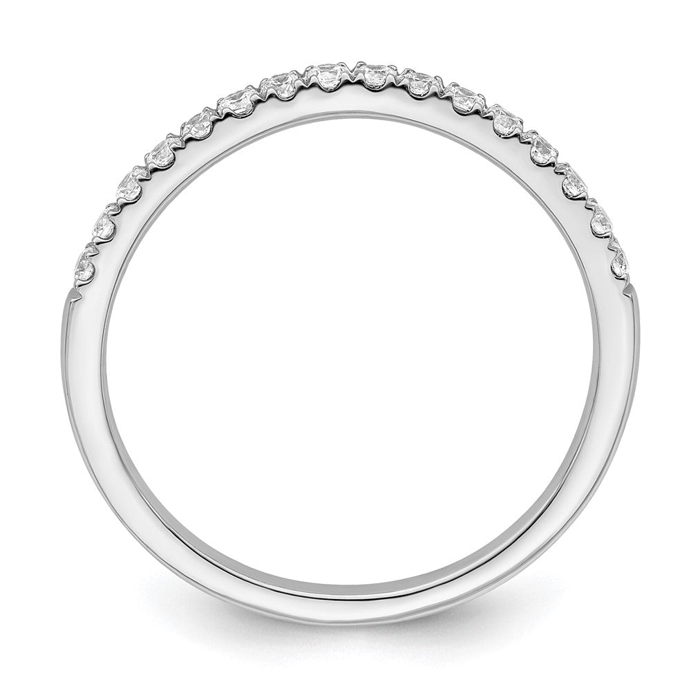 14k White Gold 1/2 carat Lab Grown Diamond VS/SI+ G+ Complete Set of Two Wedding Bands