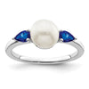Gold Polished Freshwater Pearls and Gemstone Rings
