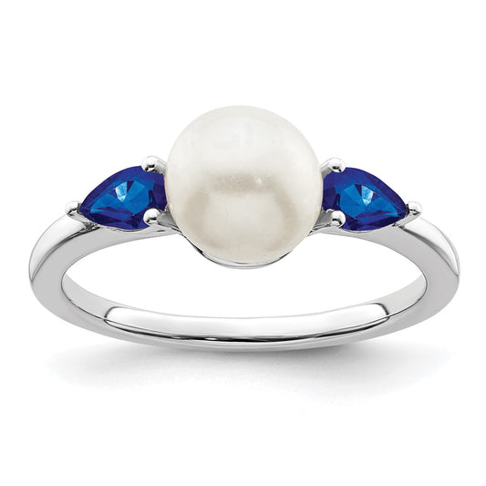 Gold Polished Freshwater Pearls and Gemstone Rings