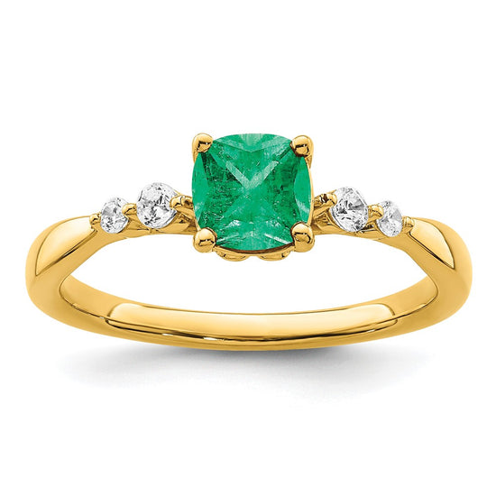 Gemstone and Diamond Ring
