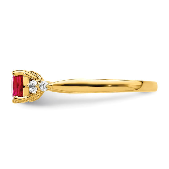 Gemstone and Diamond Ring