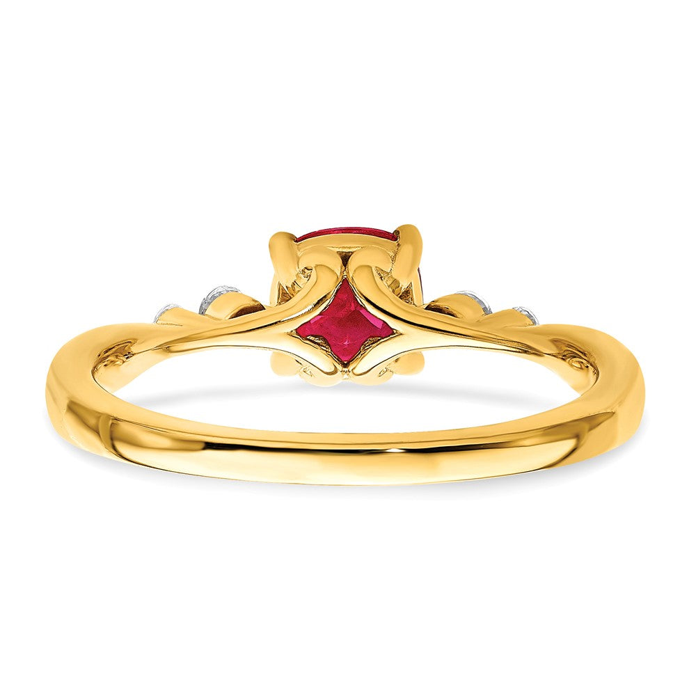 Gemstone and Diamond Ring