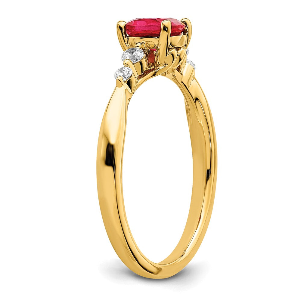 Gemstone and Diamond Ring