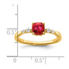 Gemstone and Diamond Ring