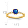 Gemstone and Diamond Ring