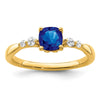 Gemstone and Diamond Ring