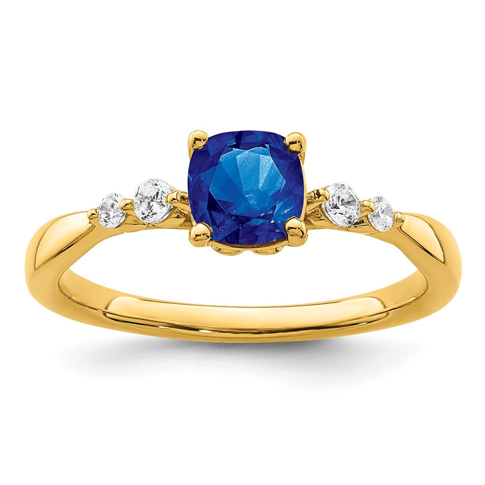 Gemstone and Diamond Ring