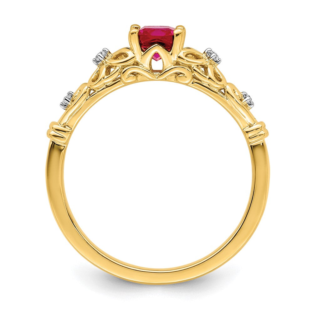 Gemstone and Diamond Rings