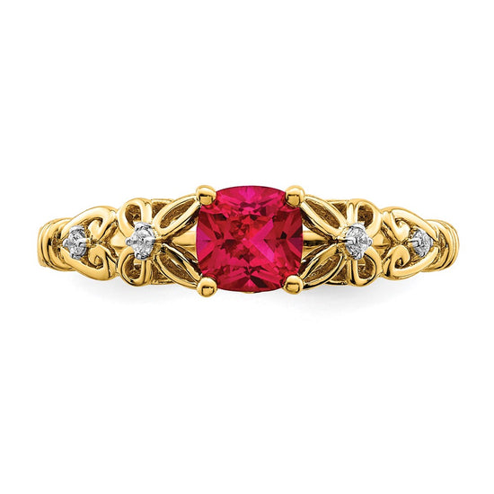 Gemstone and Diamond Rings