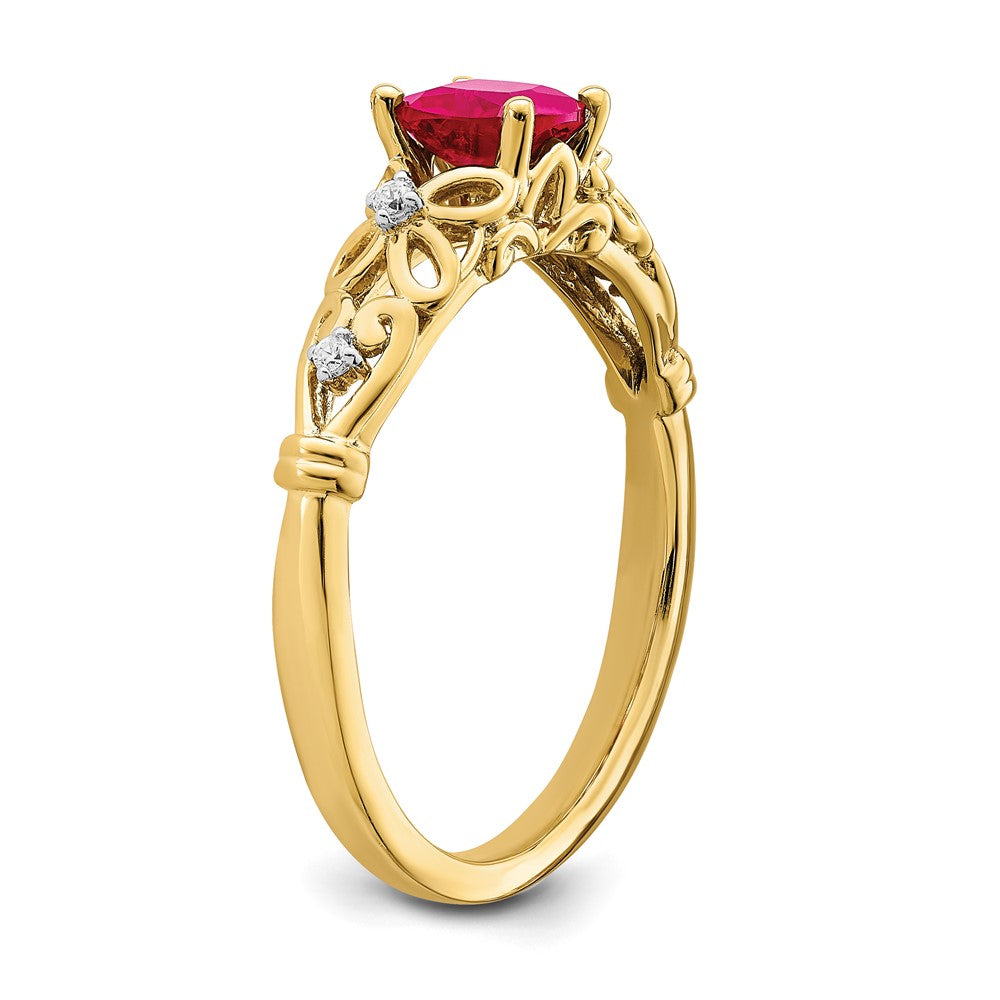 Gemstone and Diamond Rings
