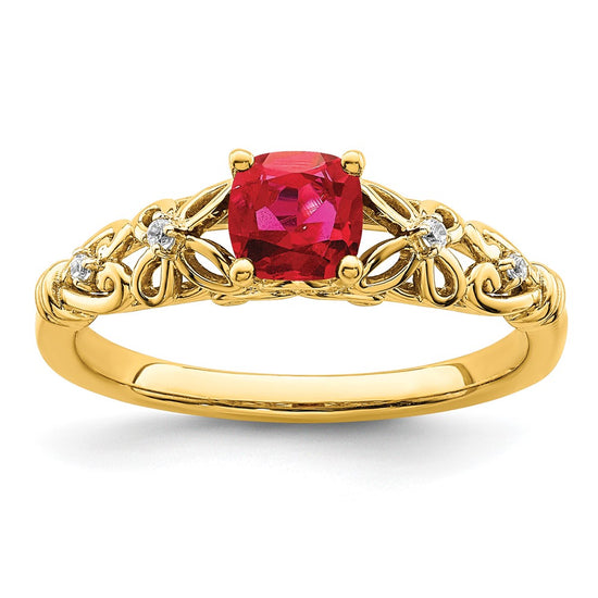 Gemstone and Diamond Rings