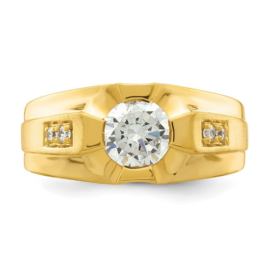 Gold Diamond Mens Rings