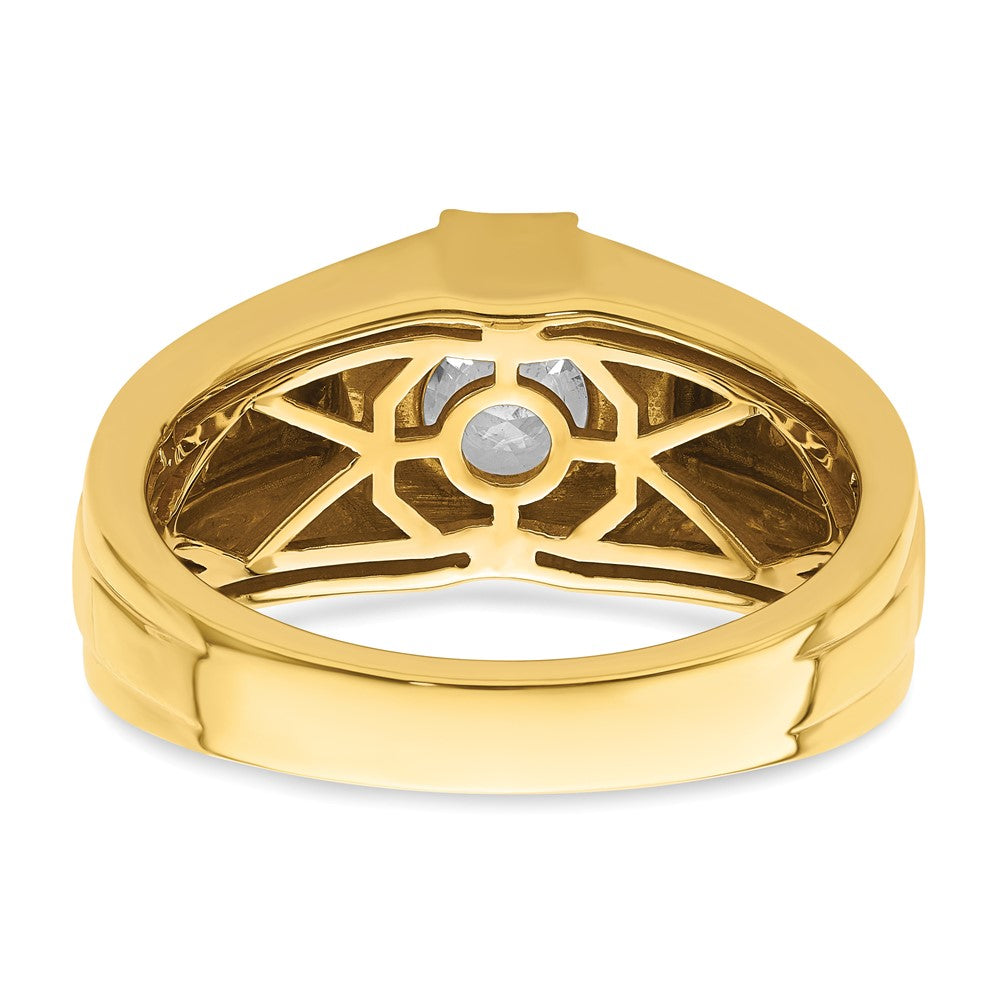 Gold Diamond Mens Rings