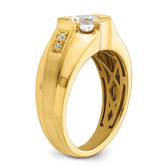 Gold Diamond Mens Rings