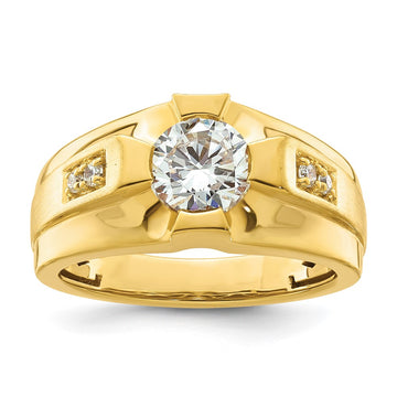 Gold Diamond Mens Rings