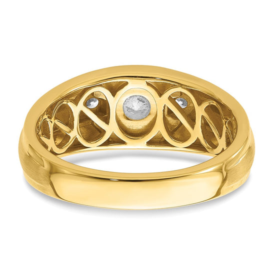 Gold Diamond Mens Rings
