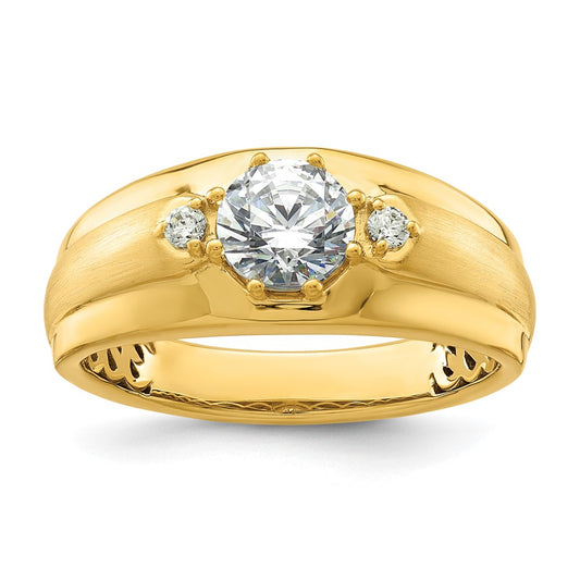 Gold Diamond Mens Rings