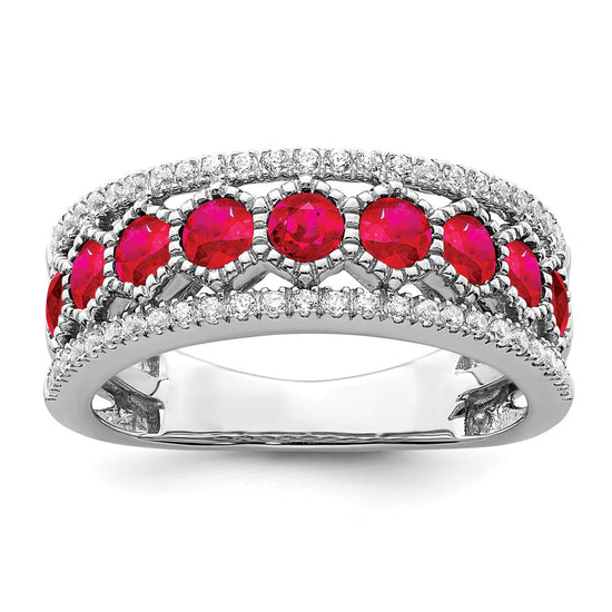 Gemstone and Diamond Rings