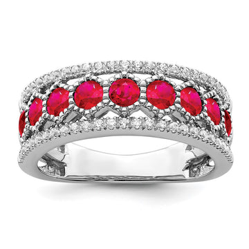 Gemstone and Diamond Rings