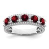 Gemstone and Diamond Rings