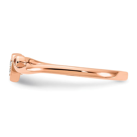 Gold Polished Heart Rings