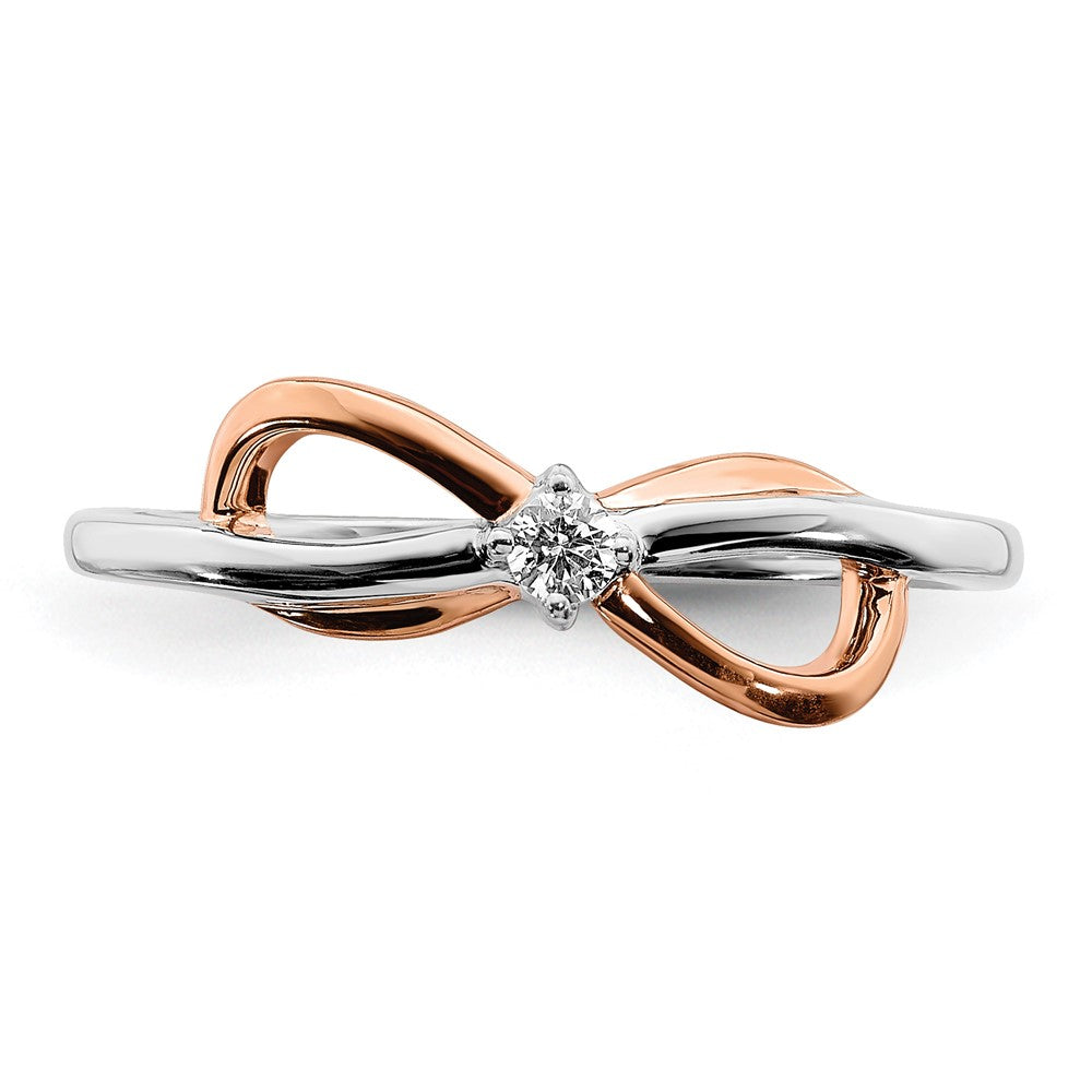 Gold Polished Infinity Rings