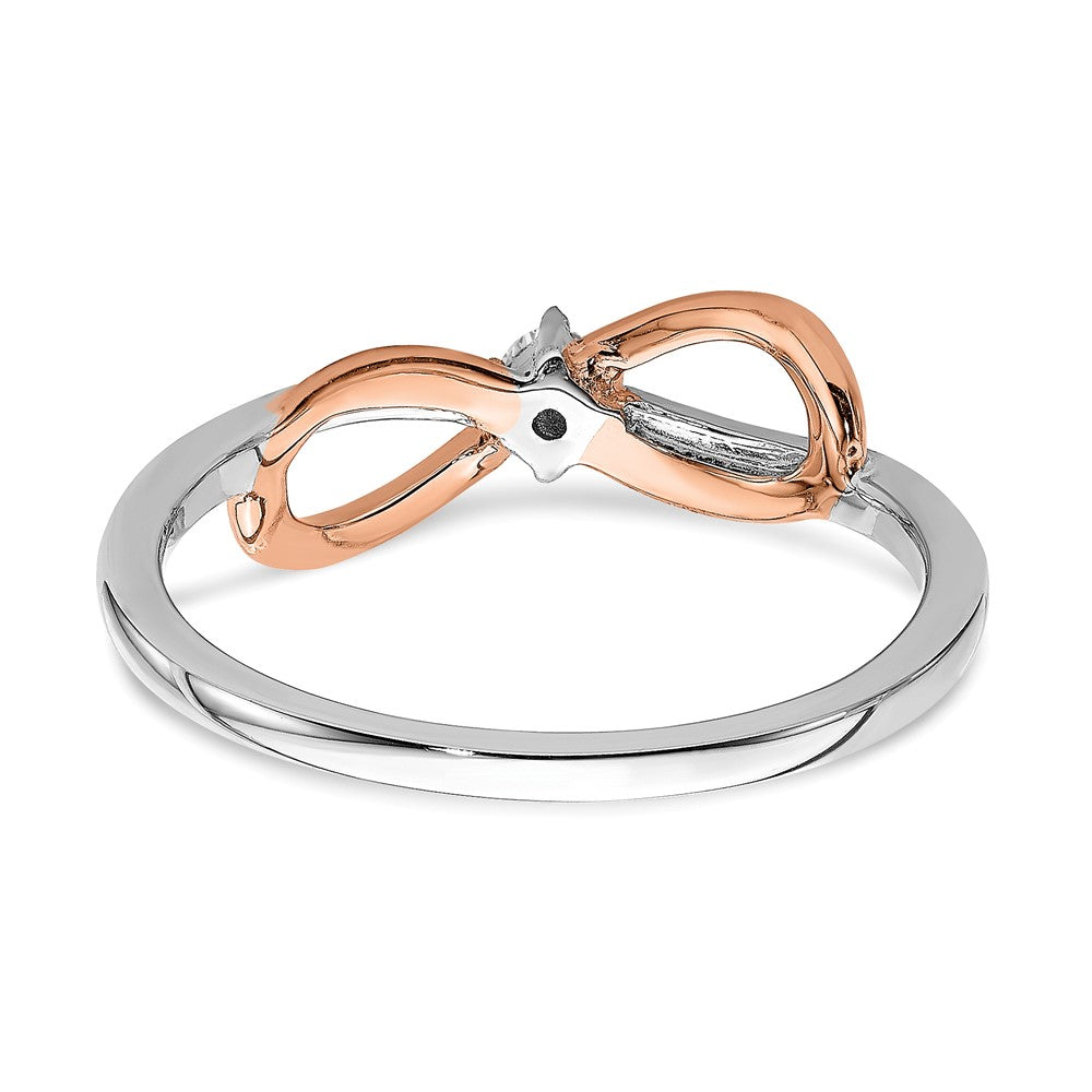 Gold Polished Infinity Rings