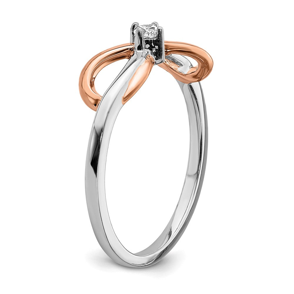 Gold Polished Infinity Rings