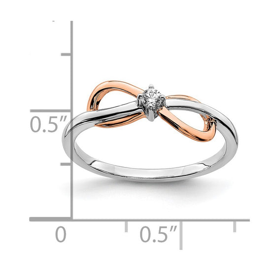 Gold Polished Infinity Rings