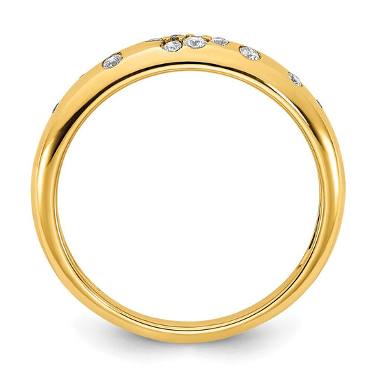 Gold Polished Fancy Diamond Rings