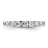 14k 1 carat Lab Grown Diamond VS/SI+ G+ Nine Stone Complete Fashion band