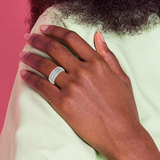 Pavé Diamond Wedding Band